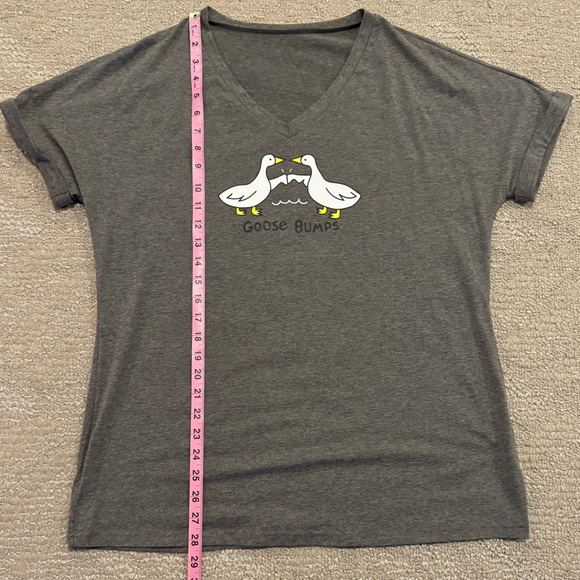 Gray Goose Bumps Graphic Tee - Picture 4 of 6